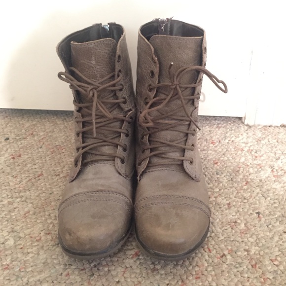 Steve Madden combat boots