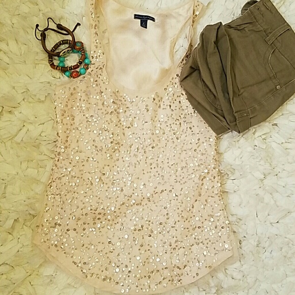 Summer sequin racerback tank