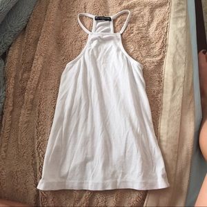 WHITE AND BLACK MEGGY TANK- BRANDY BUNDLE