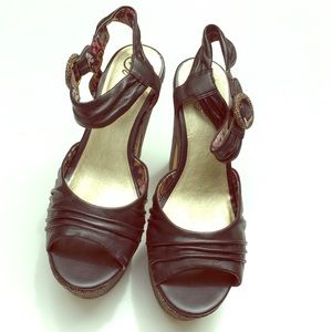 Seychelles black leather heel, NIB, size 9