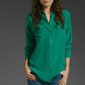 Equipment silk shirt