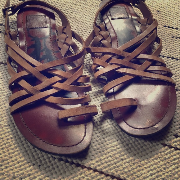 Brown sandals