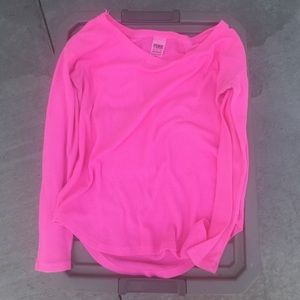 Pink long sleeve shirt size XS fits XL