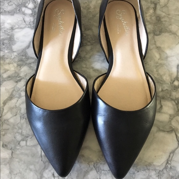 ❌SOLD ❌Seychelles Macrame Black Dorsay Flats 6.5