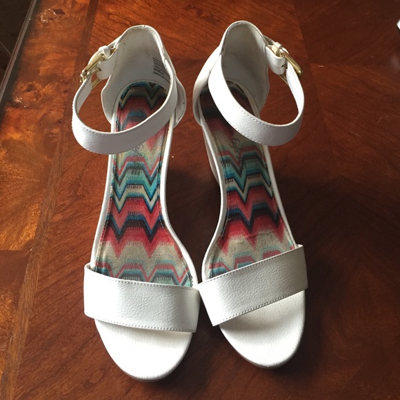 White Heeled Sandals