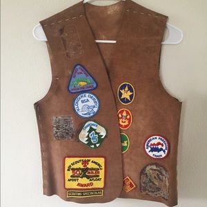 1970's Handmade Boy Scout vest