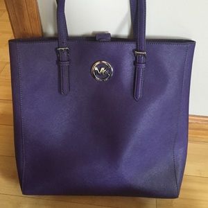 Purple Michael kors purse