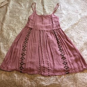 Pink Roxy Mini Dress