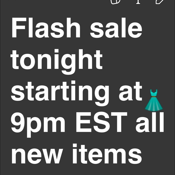 Flash sale starting at 9pm !!! Shop shop shop!!! - Picture 1 of 2