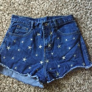 High waisted shorts