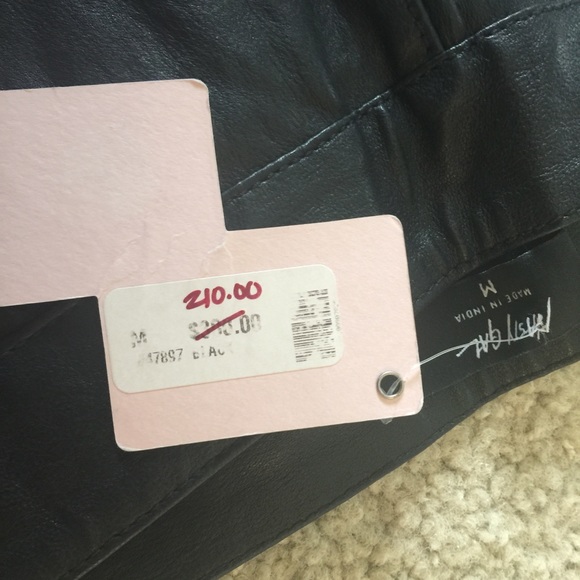 Nasty Gal Leather Pants, NWT, Size M. Never Worn. - Picture 4 of 4