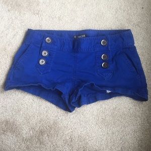 Blue express sailor styled shorts
