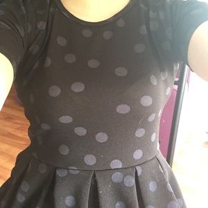 Lularoe Small Amelia dress SM Black dress