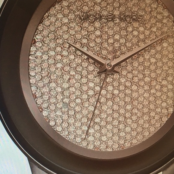 BNWOT MICHEAL KORS BROWN WATCH main image 4