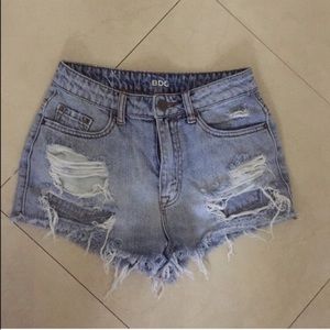 High waist BDG Dree denim shorts