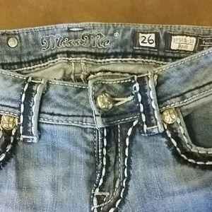 Miss Me boot cut jeans size 26