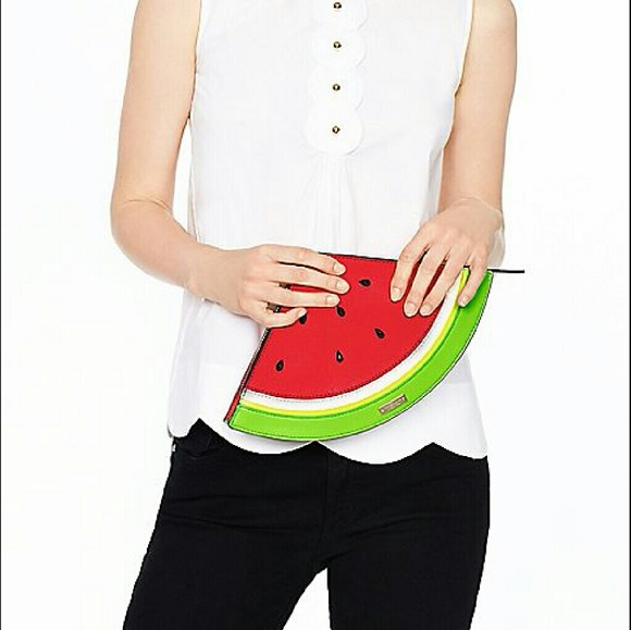 Kate Spade Slice of Watermelon Clutch - Picture 5 of 6