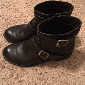 Brown ankle boots