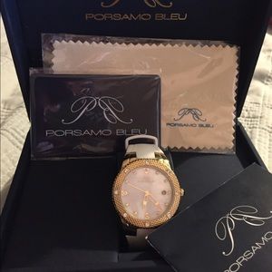 Swarovski Elements Porsamo Bleu Woman's Watch