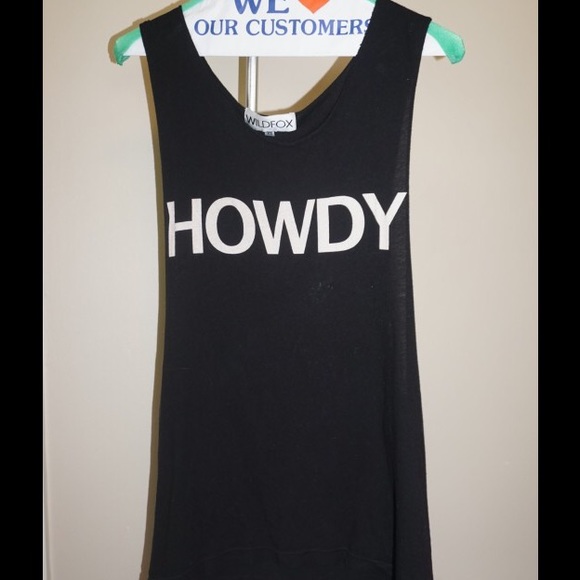 Wildfox HOWDY tank