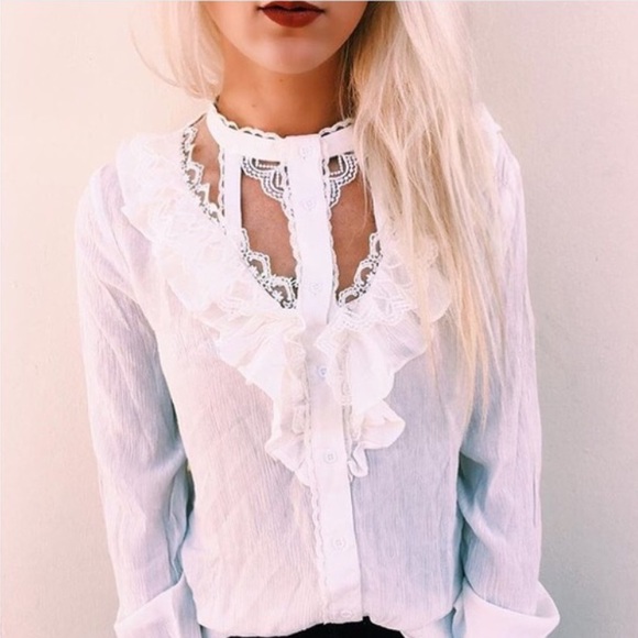 NWT Millau button up blouse size small