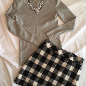 LOFT wool skirt