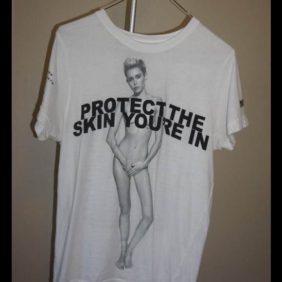 Protect the Skin You're In Tee w/Miley Cyrus