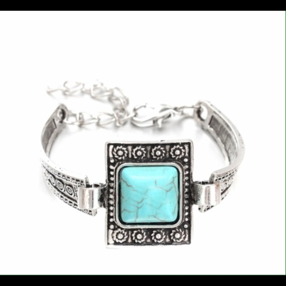 Jewelry - Turquoise Silver Bracelet