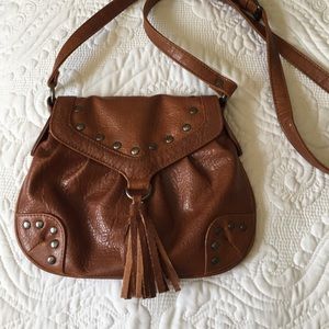 Brown leather Satchel