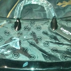 Clear BEBE tote