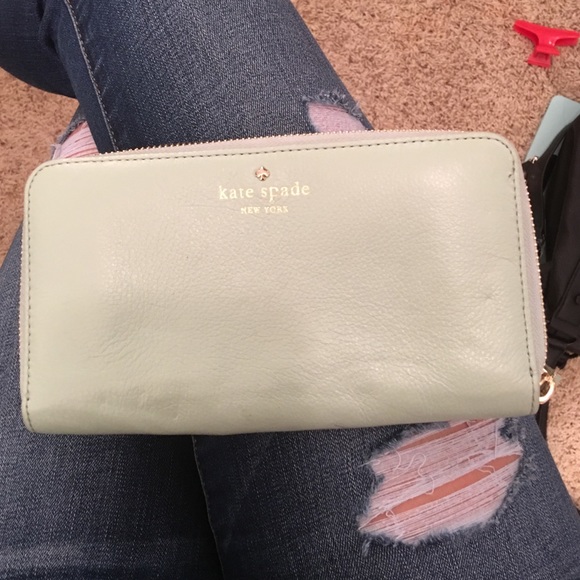 Kate spade teal wallet