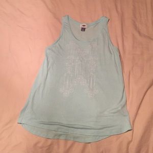 Light blue tank top