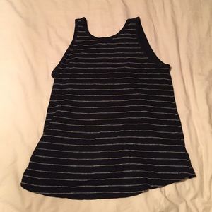 Black and White stripe tank top
