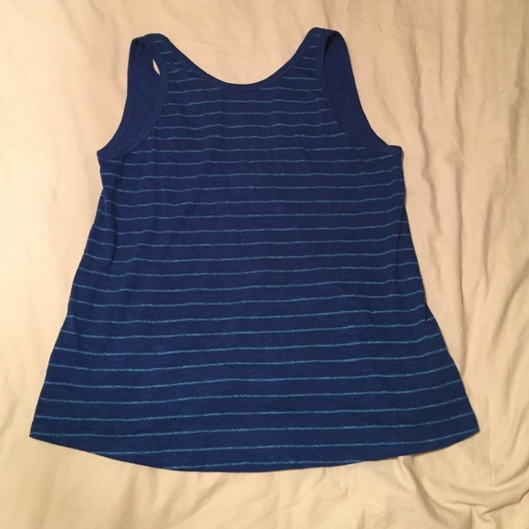 Blue stripe tank top