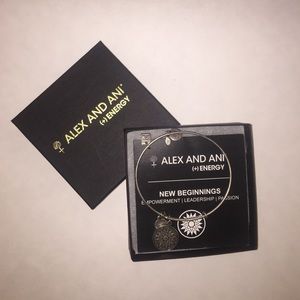 Alex and Ani Silver New Beginnings Bangle