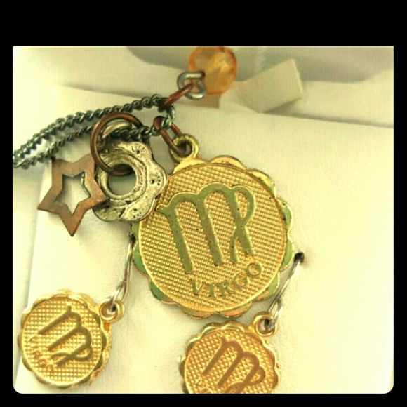NIB- Virgo astrology necklace and earrings