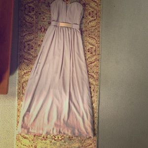 Lovely floor length strapless gown