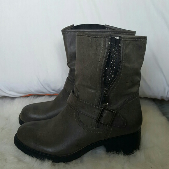 Rugged Rhinestone Boots