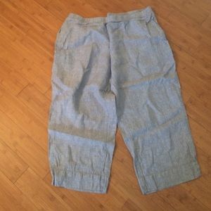 REDUCED! 🎉 J. Jill linen cropped pants