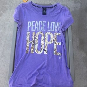 Pink short sleeve shirt