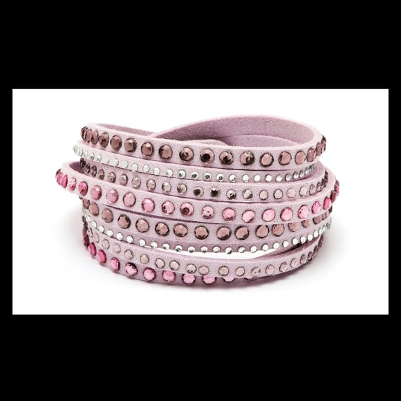 Vegan Leather Wrap Bracelets W/ Swarovski Elements