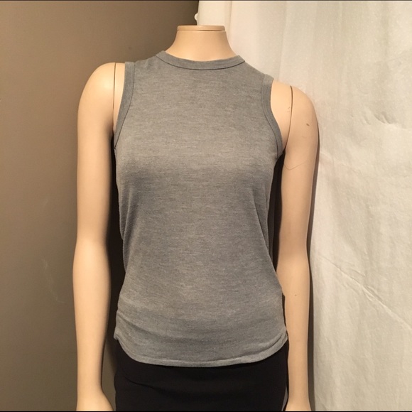 high neck muscle tank