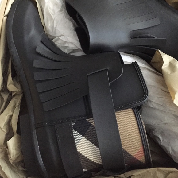 Burberry Rain Boots,,Brand New Worn for PhotoShoot