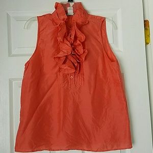 J. Crew silk top Size 12 sleeveless