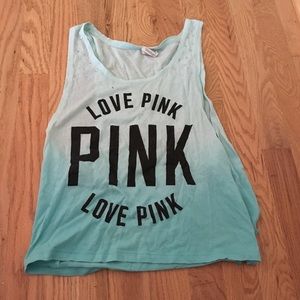 Pink muscle tee