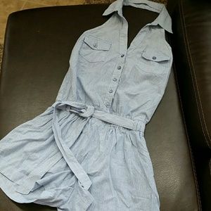 Collared Halter Romper