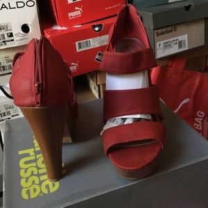 Women's red heels