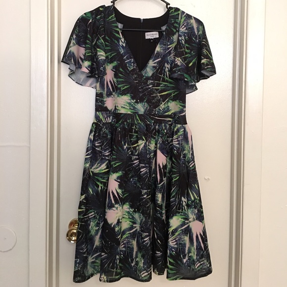 MODCLOTH "Bolster Your Boldness in Palm" Dress