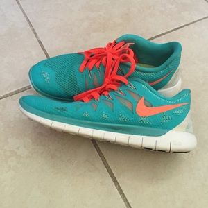 Used Nike Free 5.0 Still has life left.