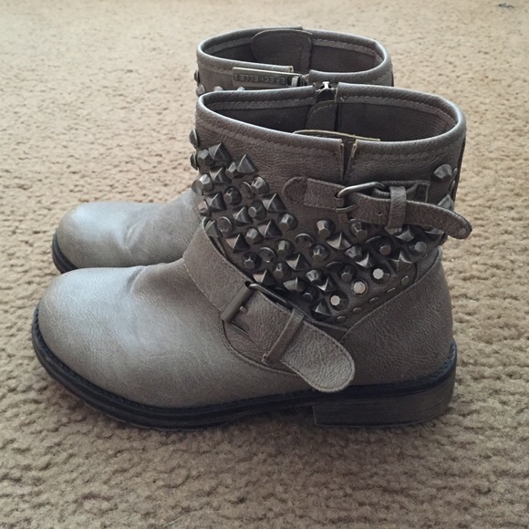 Studded booties